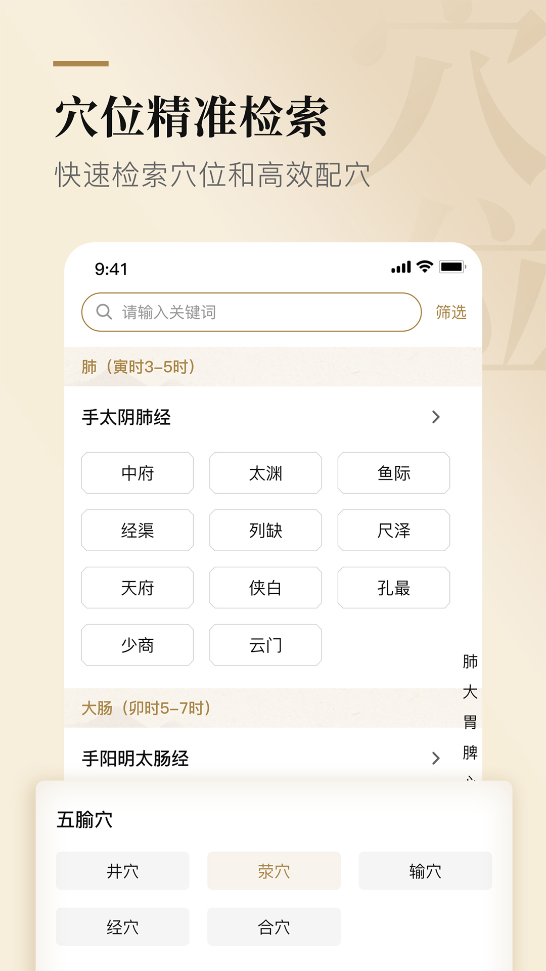 经络穴位标准指南截图3