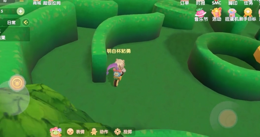 摩尔庄园迷宫花园怎么进去