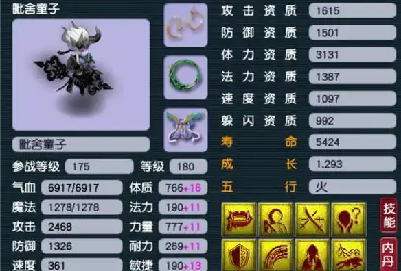 梦幻西游宝宝带什么套装