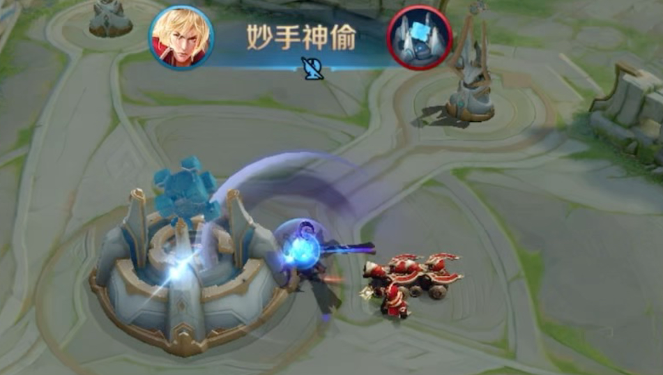 王者荣耀暗信怎么推塔