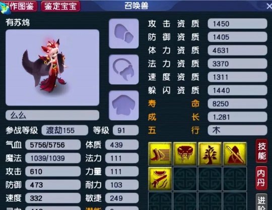 梦幻西游69血宠带什么好