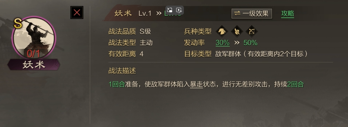 率土之滨中单控战法是什么