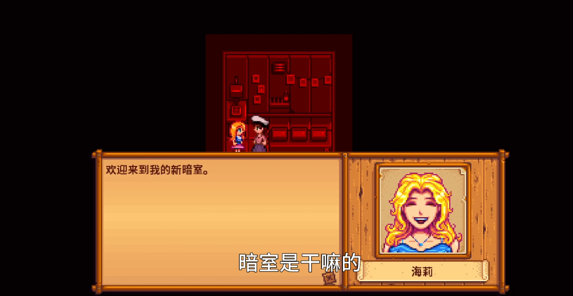 星露谷物语海莉密室怎么选