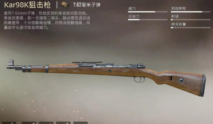 绝地求生98k带什么配件