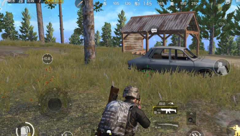 绝地求生刺激战场如何打探头敌人