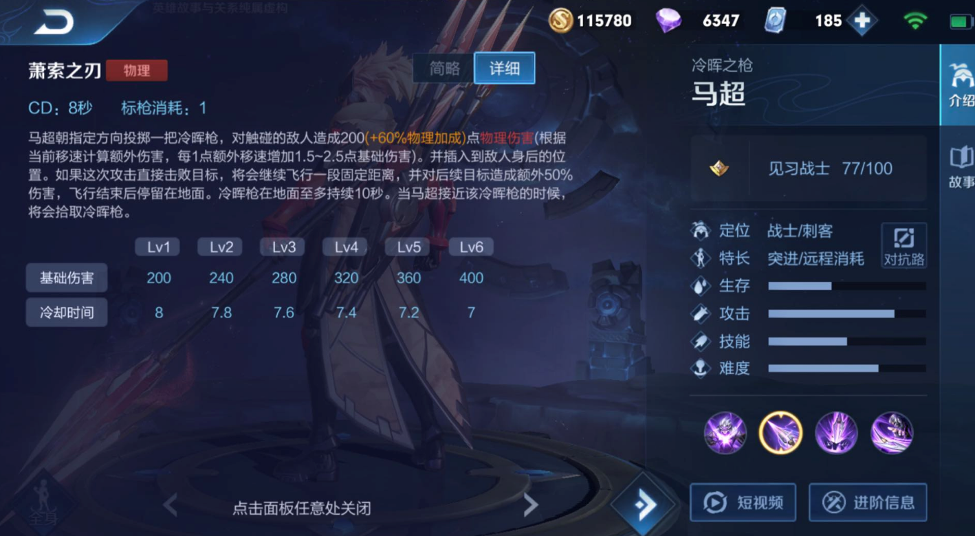 王者荣耀马超出装怎么搭配