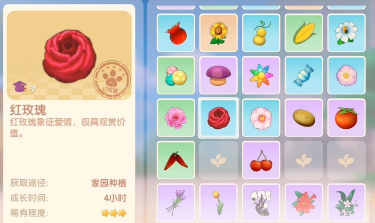 摩尔庄园红玫瑰怎么买