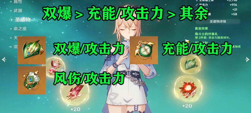 原神琴团长的圣遗物怎么出 原神琴团长的圣遗物怎么出