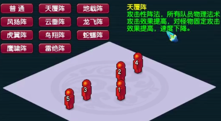 梦幻西游五开抓鬼用什么阵法