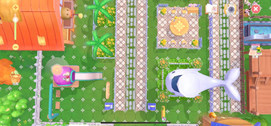 摩尔庄园小路怎么铺