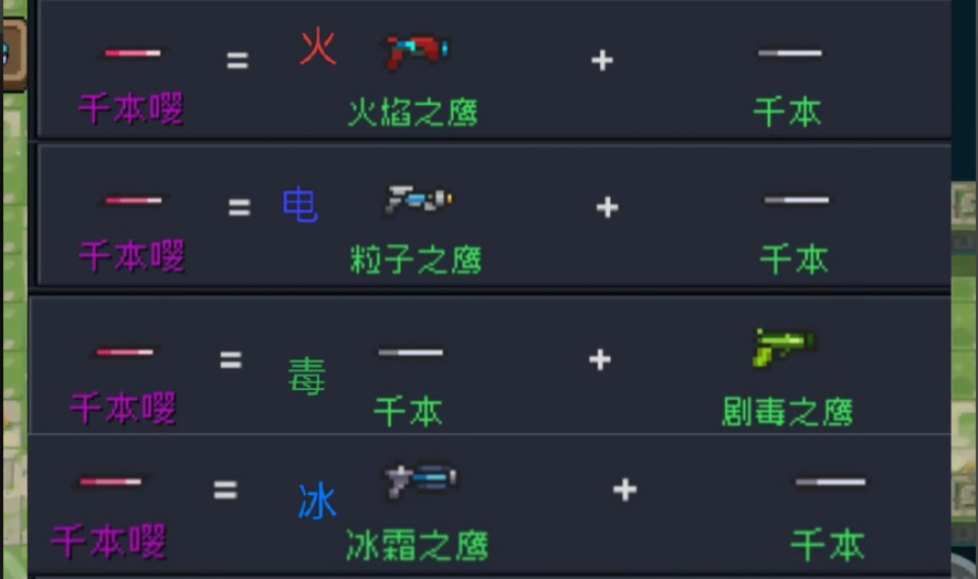 元气骑士武器合成怎么弄