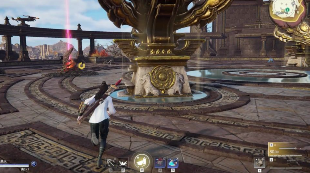 永劫无间圣鹰像怎么上下