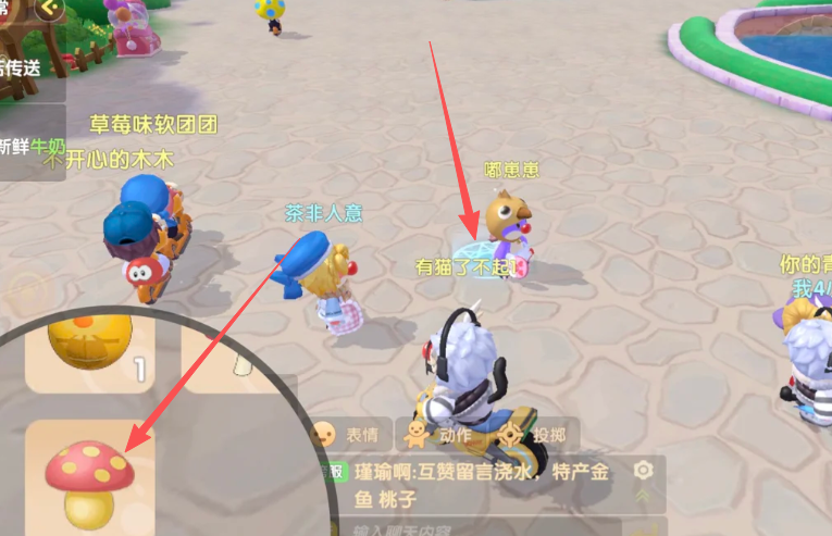 摩尔庄园向导怎么放标记