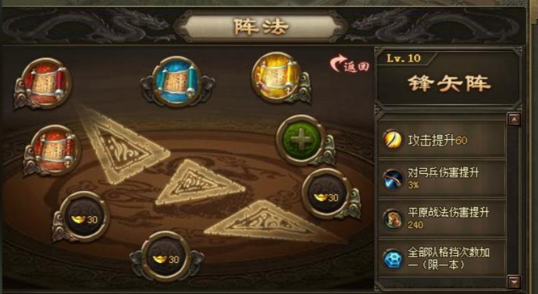 攻城掠地陣法如何放