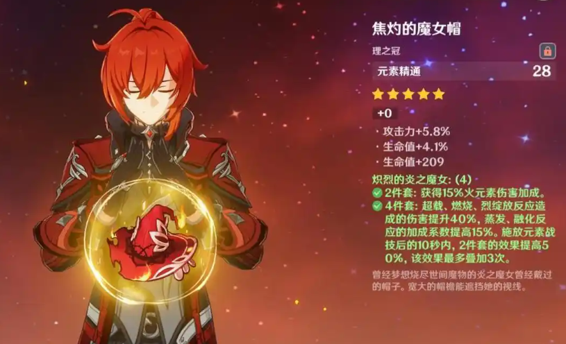 原神迪卢克圣遗物怎么搭配 原神迪卢克圣遗物怎么搭配