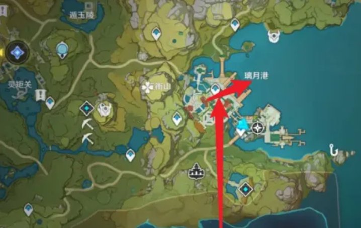 原神蒙德城璃月港怎么去