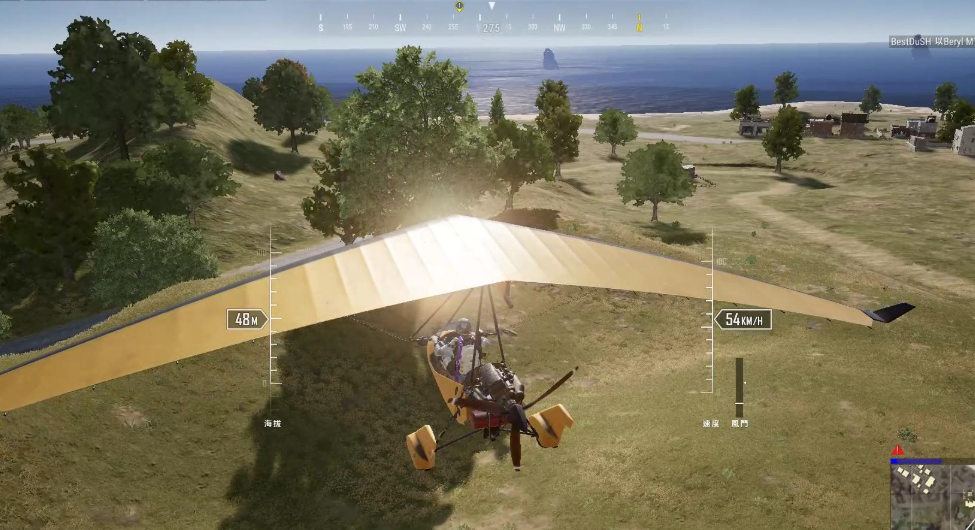 绝地求生里面滑翔机怎么开