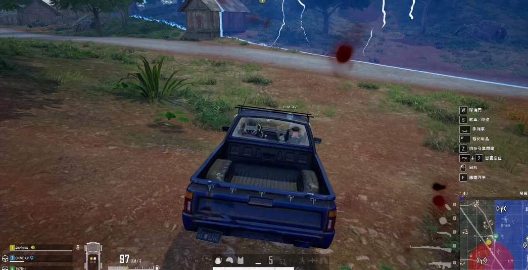 绝地求生如何开车压头