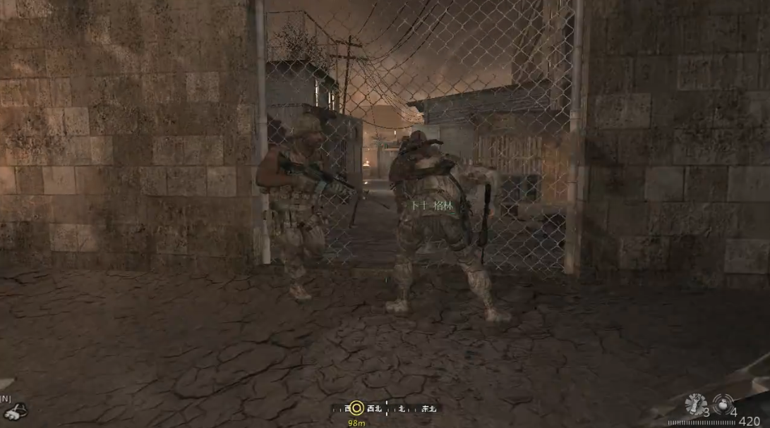 使命召唤4在撤退中幸存者怎么过