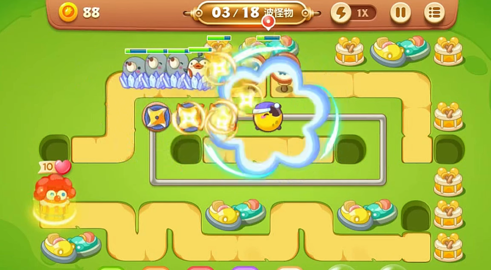 保卫萝卜3游乐场第4关怎么过 保卫萝卜3游乐场第4关怎么过