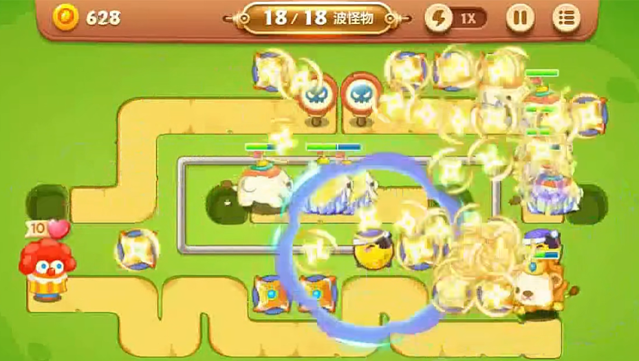 保卫萝卜3游乐场第4关怎么过 保卫萝卜3游乐场第4关怎么过