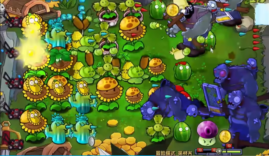 植物大战僵尸48关怎么过 植物大战僵尸48关怎么过