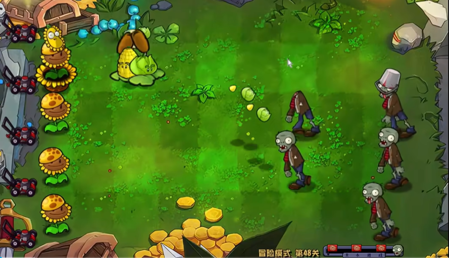 植物大战僵尸48关怎么过 植物大战僵尸48关怎么过