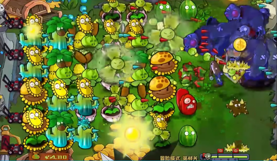 植物大战僵尸48关怎么过 植物大战僵尸48关怎么过