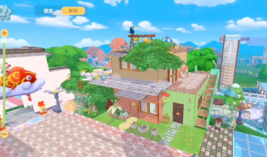 摩尔庄园梦幻春天小屋怎么摆