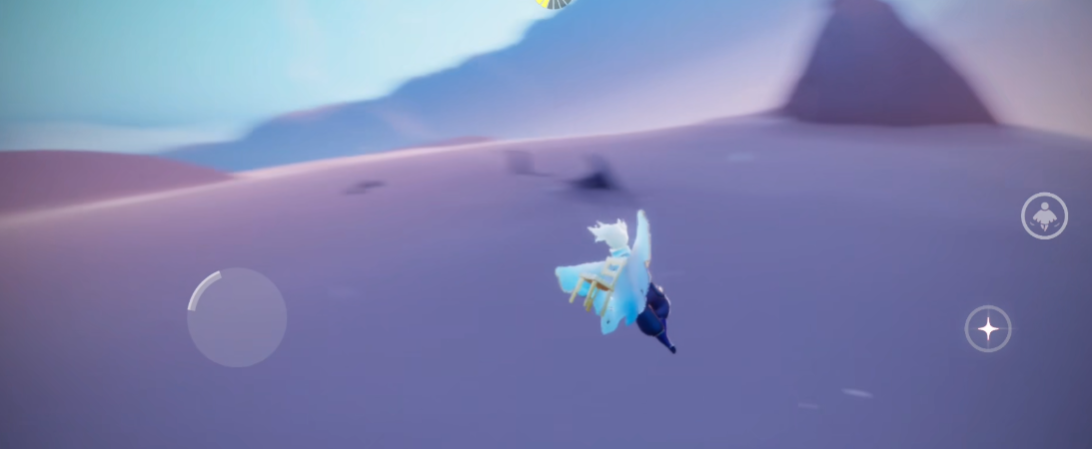 光遇怎么滑翔冲刺落地