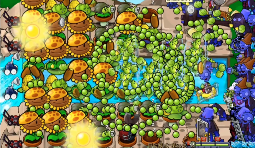 植物大战僵尸24关怎么过