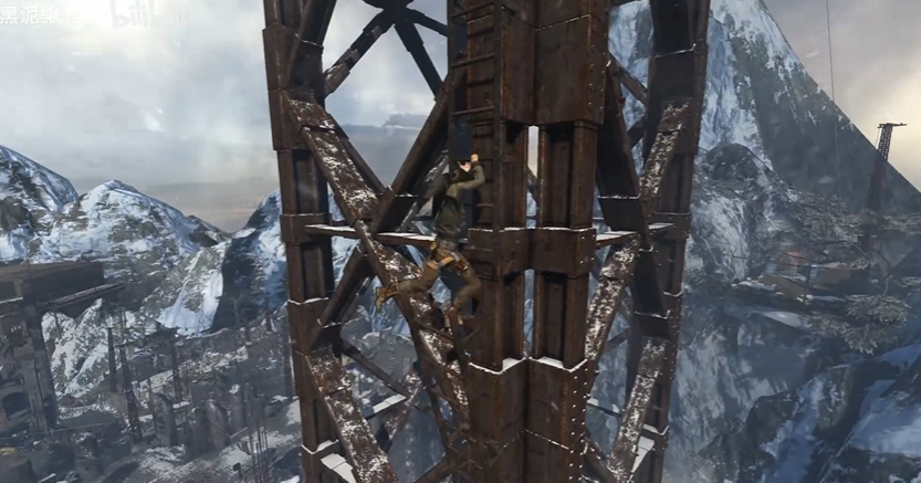 古墓丽影10怎么过山中基地