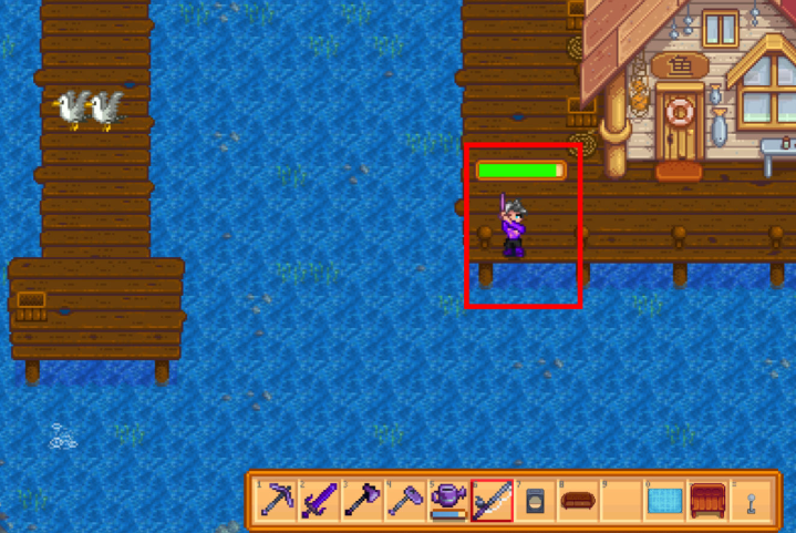 星露谷物语怎么钓鱼