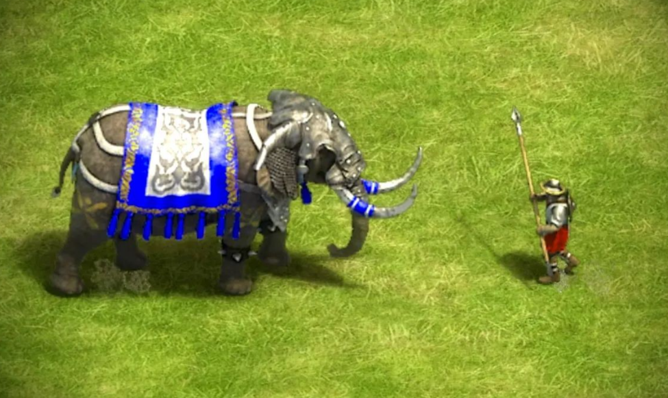 帝国时代2什么克制战象