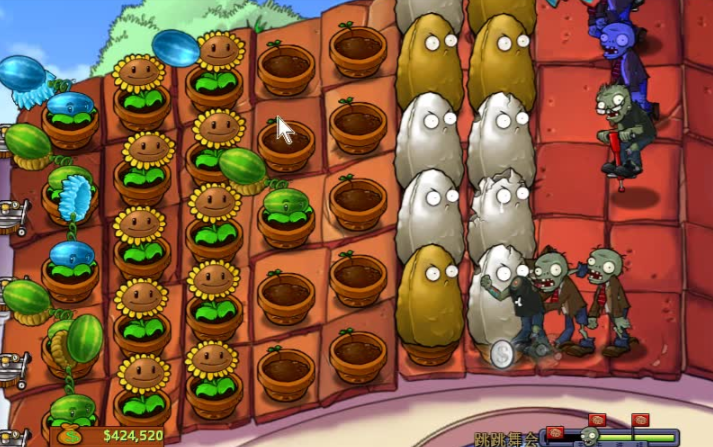 植物大战僵尸跳跳僵尸怎么过