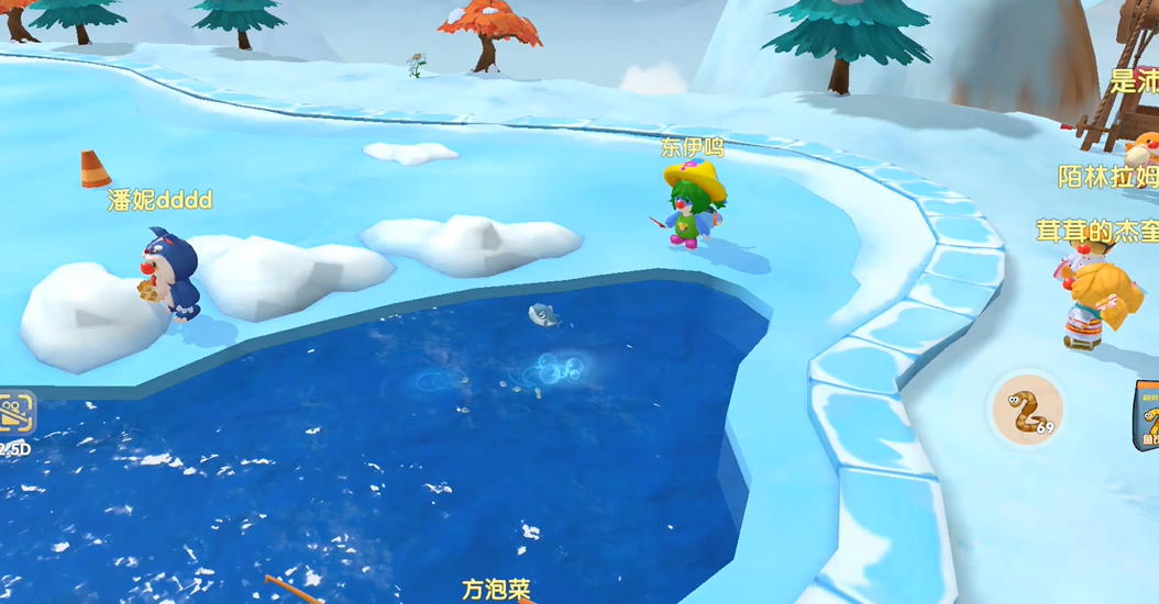 摩尔庄园怎么去前往雪山钓鱼场