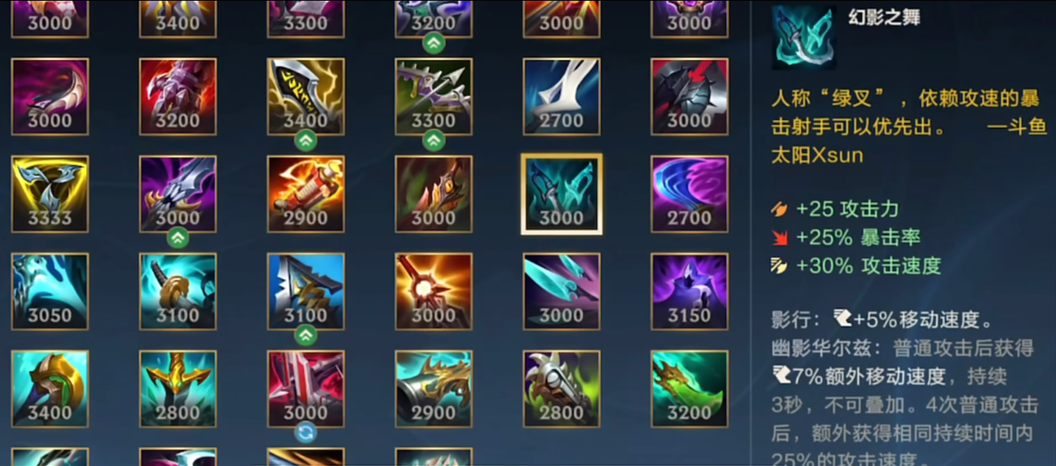 英雄联盟手游辅助前期出什么装