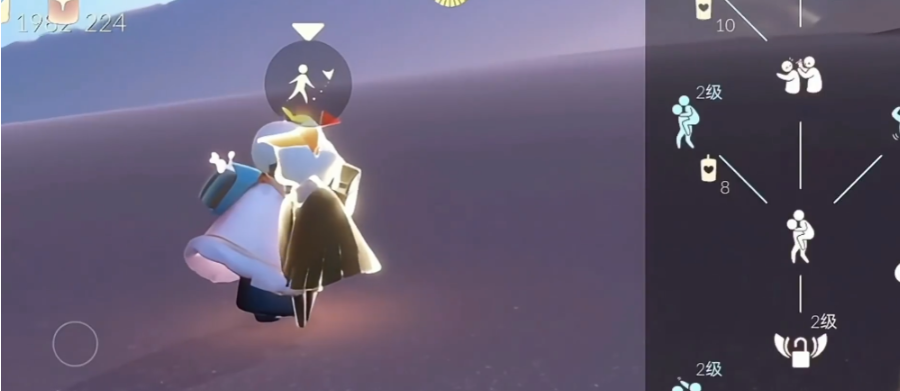 光遇里背背飞怎么飞