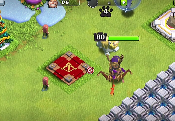 部落冲突怎么升火墙