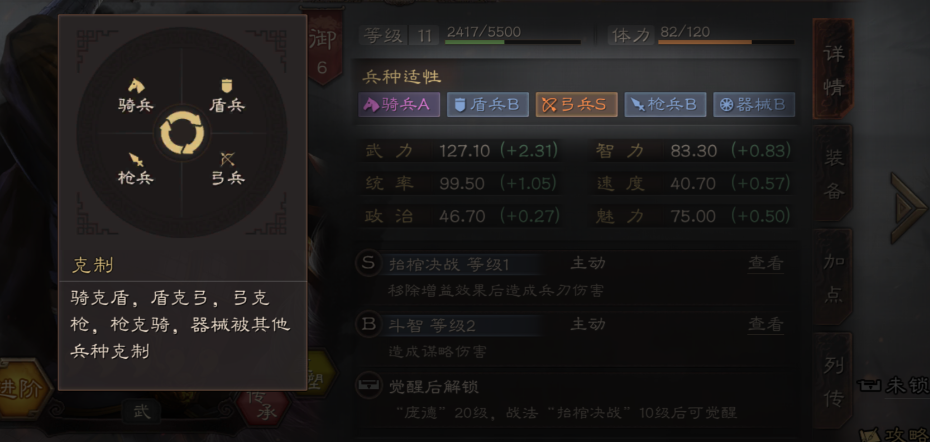 三国志战略版蛮族等级和什么有关