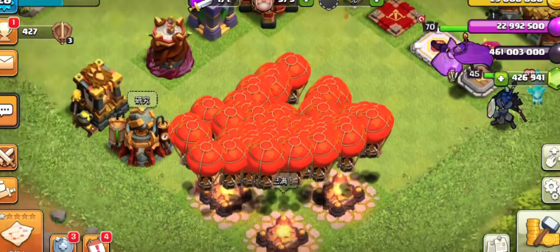 部落冲突怎么装气球