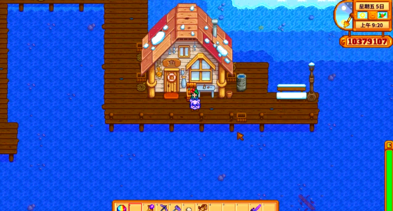 星露谷物语姜岛怎么上去