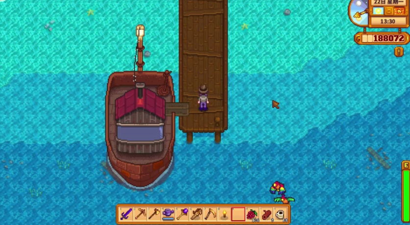 星露谷物语姜岛怎么上去