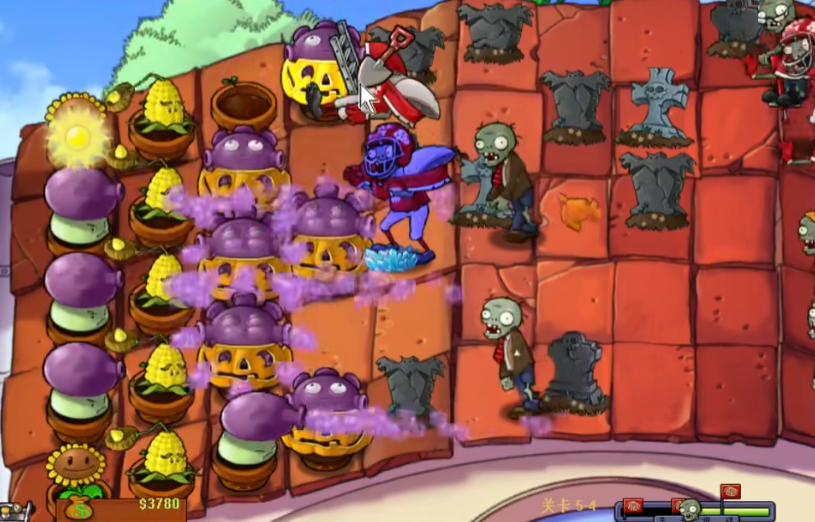 植物大战僵尸95版5-4怎么打 植物大战僵尸95版5-4怎么打