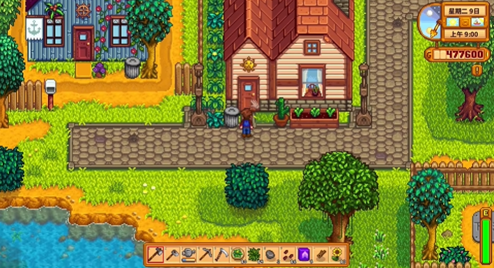 星露谷物语海莉在哪里